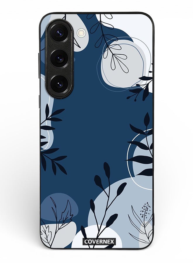 Covernex Samsung Galaxy S23 Plus Protective Case Cover Printed Featuring Delicate Laf and Plant Outlines - Image 2